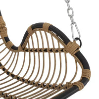 Banc balançoire de porche en osier Arruda de Christopher Knight Home avec coussins