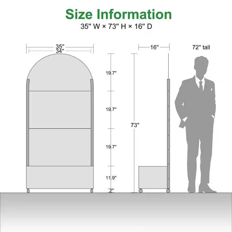 PexFix Jardinière murale arche en métal noir, 183 cm H x 89 cm L, avec treillis pour plantes grimpantes