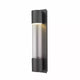 Striate Collection LED Wall Sconce - Modern Glass Cylinder, 21 Height, Dimmable, Wet Rated