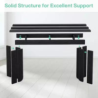 Lantine table sofa extra-longue 70.9 pouces, table sofa pour salon