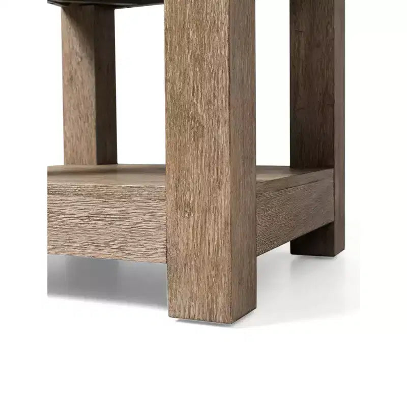 Maven Lane Paulo table d'appoint en bois 22x22