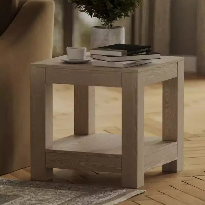 Maven Lane Paulo table d'appoint en bois 22x22