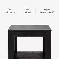 Maven Lane Paulo table d'appoint en bois 22x22