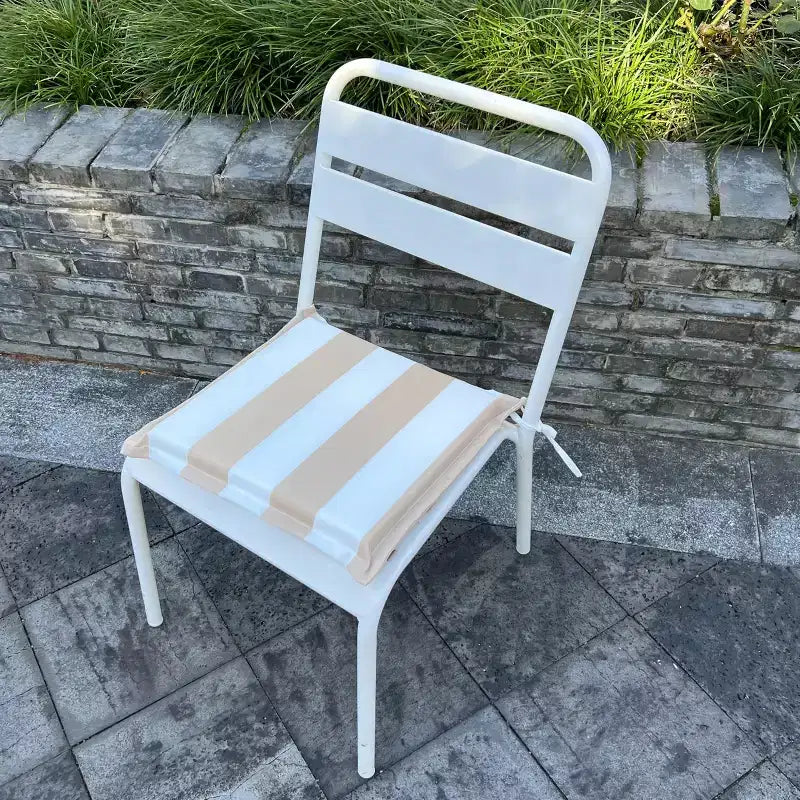 Lot de 4 coussins d'extérieur avec attaches pour sièges de jardin et de terrasse, coussins de chaise de rechange