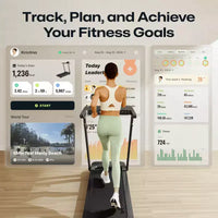 Tapis de course UREVO Foldi 3S avec bureau | Réglable, pliable, intelligent