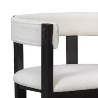 Christopher Knight Home Callista tabouret de comptoir rembourré en bois d'hévéa à dossier ouvert (lot de 2)