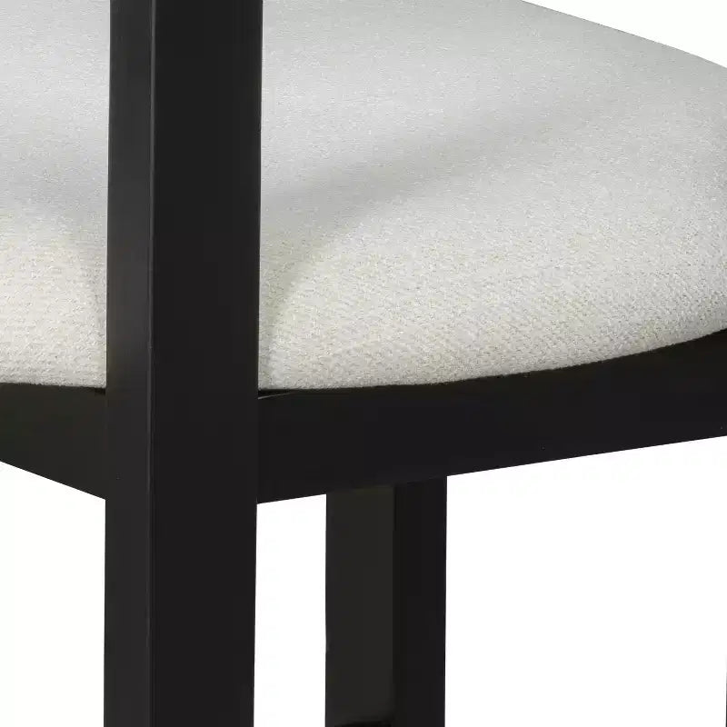Christopher Knight Home Callista tabouret de comptoir rembourré en bois d'hévéa à dossier ouvert (lot de 2)