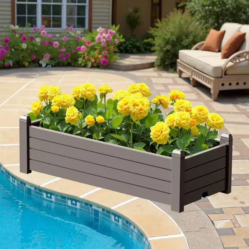 Jardinière rectangulaire d'une capacité de 78L/21Gal/2,75 pieds cubes