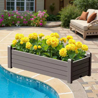 Jardinière rectangulaire d'une capacité de 78L/21Gal/2,75 pieds cubes