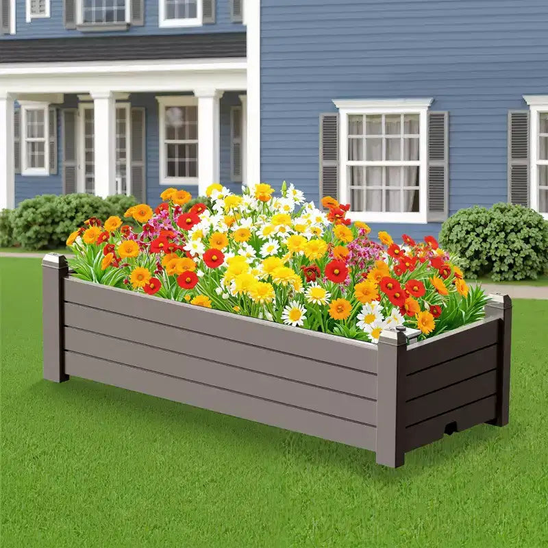 Jardinière rectangulaire d'une capacité de 78L/21Gal/2,75 pieds cubes