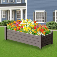 Jardinière rectangulaire d'une capacité de 78L/21Gal/2,75 pieds cubes