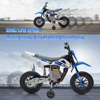 Moto électrique Acekool 12 V pour enfants avec deux moteurs de 25 W, accélérateur tournant, roulettes d'apprentissage et suspension, jouet à enfourcher pour les 3 ans et plus