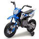 Acekool 12V Electric Dirt Bike Kids Motorcycle with Dual 25W Motors, Twist Throttle, Training Wheels & Suspension, Ride-On Toy for Ages 3+