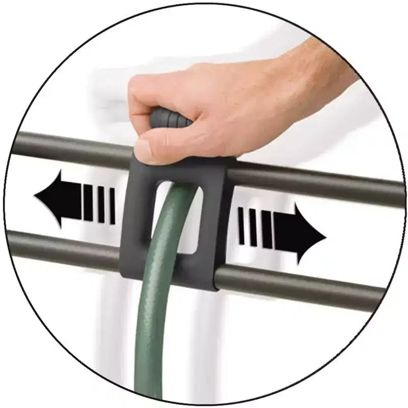 Dévidoir pour tuyau d'arrosage en résine tressée Suncast avec guide-tuyau, Java, 53 m