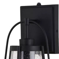 VAXCEL Portage Park 1 Lumière Noire Crépuscule à l'Aube Lanterne Murale Extérieure en Verre Clair