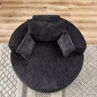 Canapé simple MAYEERTY 55 Chenille sans assemblage pour salon, chambre à coucher, salle de projection