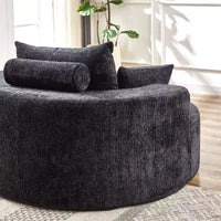 Canapé simple MAYEERTY 55 Chenille sans assemblage pour salon, chambre à coucher, salle de projection