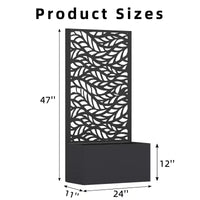 PexFix Jardinière murale en métal avec treillis pour plantes grimpantes