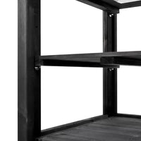 Serre de jardin en bois avec châssis froid portable, rangement mobile et étagères réglables, utilisation intérieure/extérieure