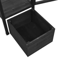 Serre de jardin en bois avec châssis froid portable, rangement mobile et étagères réglables, utilisation intérieure/extérieure