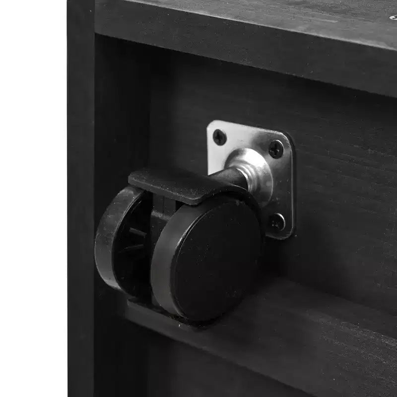 Serre de jardin en bois avec châssis froid portable, rangement mobile et étagères réglables, utilisation intérieure/extérieure