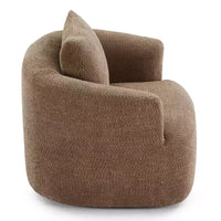 Fauteuil baquet pivotant rembourré Whisen 38.2 avec oreiller