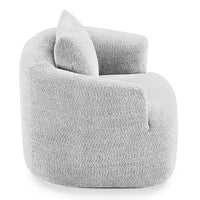 Fauteuil baquet pivotant rembourré Whisen 38.2 avec oreiller