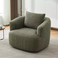 Fauteuil baquet pivotant rembourré Whisen 38.2 avec oreiller