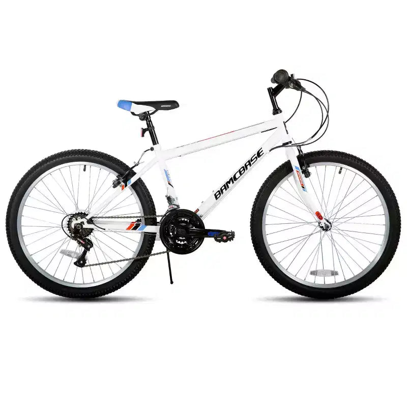 Vélo tout terrain BAMCBASE 24/26, 18 vitesses, cadre en acier à haute teneur en carbone, VTT de cyclisme sportif pour adultes