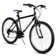BAMCBASE 24 26 Mountain Bike, 18 Speeds High-Carbon Steel Frame, Sport Cycling MTB Bicycle for Adult