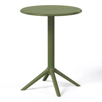 WestinTrends Playa Ensemble de table de bistro d'extérieur en résine 3 pièces avec chaises de salle à manger empilables pour 2