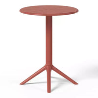 WestinTrends Playa Ensemble de table de bistro d'extérieur en résine 3 pièces avec chaises de salle à manger empilables pour 2