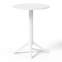 WestinTrends Playa Ensemble de table de bistro d'extérieur en résine 3 pièces avec chaises de salle à manger empilables pour 2