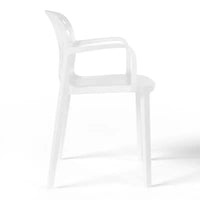 WestinTrends Playa Ensemble de table de bistro d'extérieur en résine 3 pièces avec chaises de salle à manger empilables pour 2