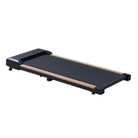 NAYSAYE Tapis de marche incline portable compact sous le bureau pour la maison et le bureau, noir et gris, 45.7*19.1*4.2