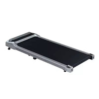 Tapis de course portatif NAYSAYE sous le bureau, inclinaison de 8 degrés pour la maison et le bureau, noir et argent, 45,7 x 19,1 x 4,2