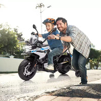 Voiture électrique 12 V pour enfants, moto pour enfants, voiture électrique pour enfants, vitesse élevée/faible, phares à LED et feux de signalisation, suspension à ressort, pour garçons et filles