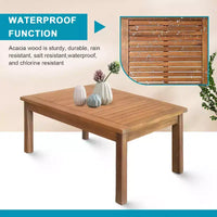 BestMassage Ensemble bistro de patio 4 pièces - Mobilier de patio d'extérieur pour jardin et arrière-cour