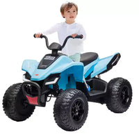 Acekool 12V Kids Ride-On BMW Motorcycle with Remote, 2 Speeds, Music, USB, LED Lights & Training Wheels  White