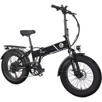 Vélo électrique pour adultes, Ebike pliant avec pneus larges 20 x 4.0, batterie amovible 500W 48V et 7 vitesses, idéal pour les trajets quotidiens