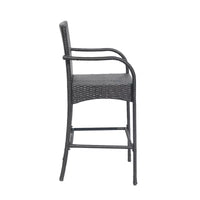 Christopher Knight Home Cascada Tabourets de bar d'extérieur en osier de 76 cm (lot de 2)