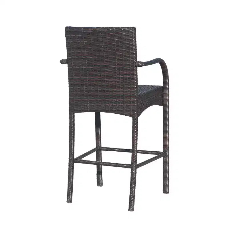 Christopher Knight Home Cascada Tabourets de bar d'extérieur en osier de 76 cm (lot de 2)