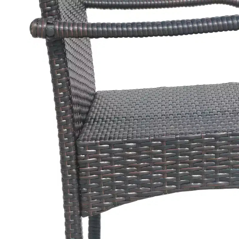 Christopher Knight Home Cascada Tabourets de bar d'extérieur en osier de 76 cm (lot de 2)