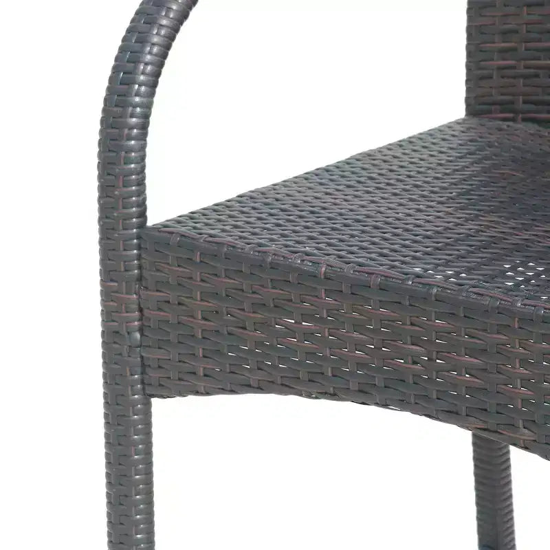 Christopher Knight Home Cascada Tabourets de bar d'extérieur en osier de 76 cm (lot de 2)