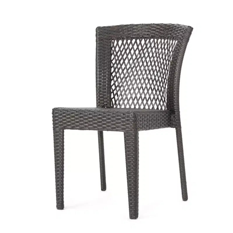 Christopher Knight Home Candice, ensemble de mobilier de salle à manger de balcon 3 pièces avec chaises empilables