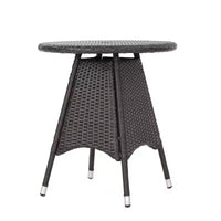 Christopher Knight Home Candice, ensemble de mobilier de salle à manger de balcon 3 pièces avec chaises empilables