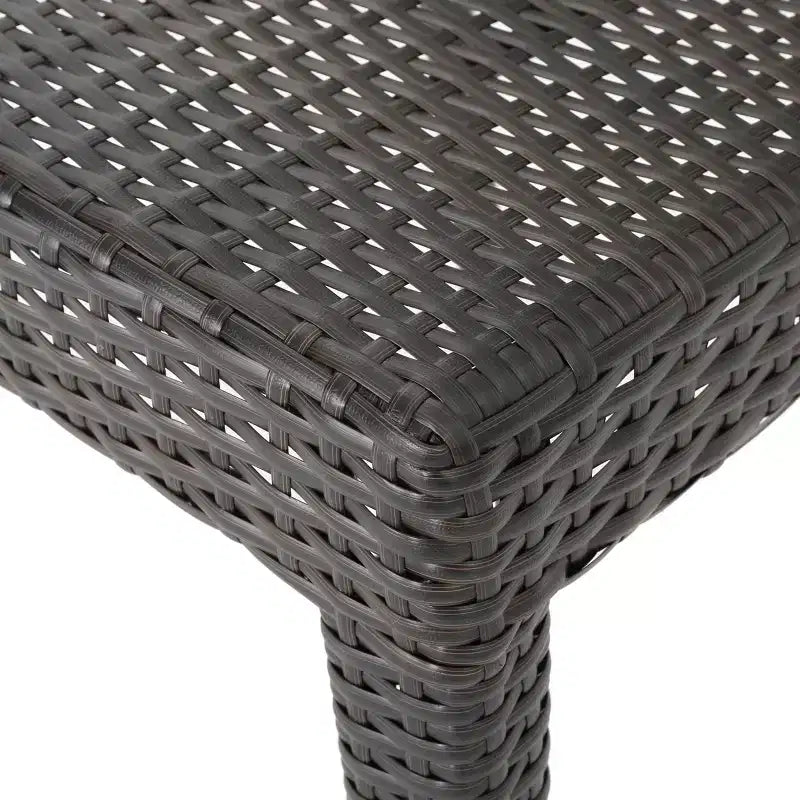 Christopher Knight Home Candice, ensemble de mobilier de salle à manger de balcon 3 pièces avec chaises empilables