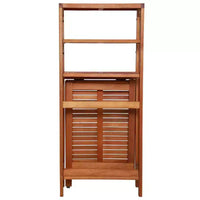 vidaXL Ensemble bistro pliant 3 pièces en bois d'acacia massif