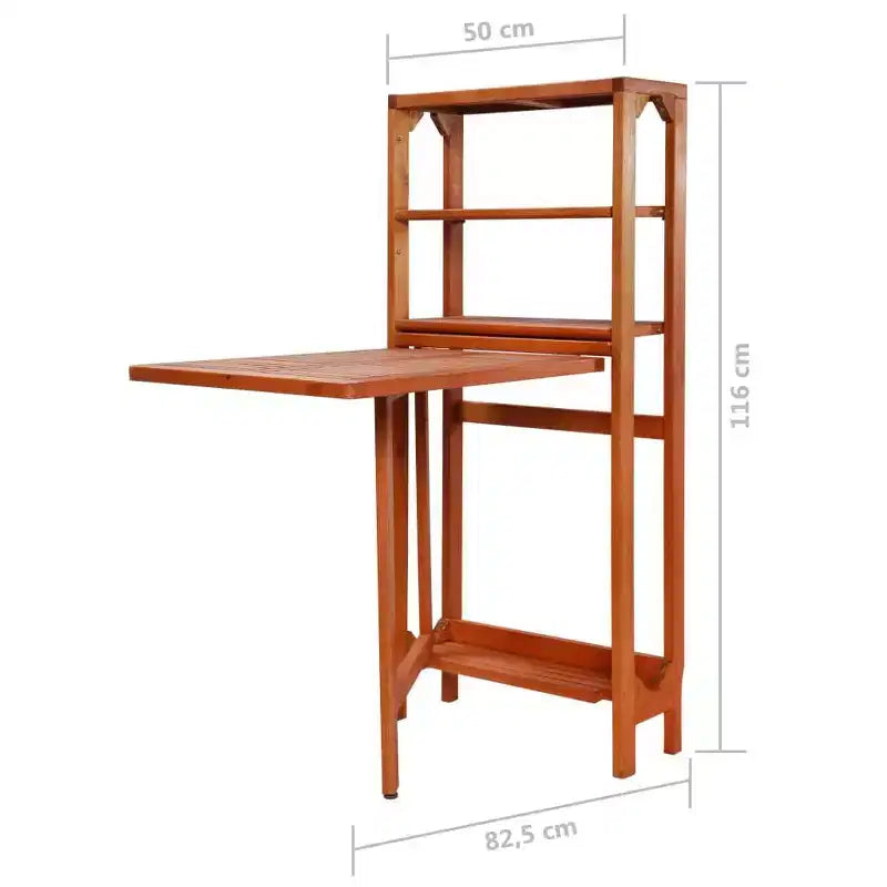 vidaXL Ensemble bistrot pliant 3 pièces en bois d'acacia massif