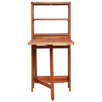 vidaXL Ensemble bistro pliant 3 pièces en bois d'acacia massif